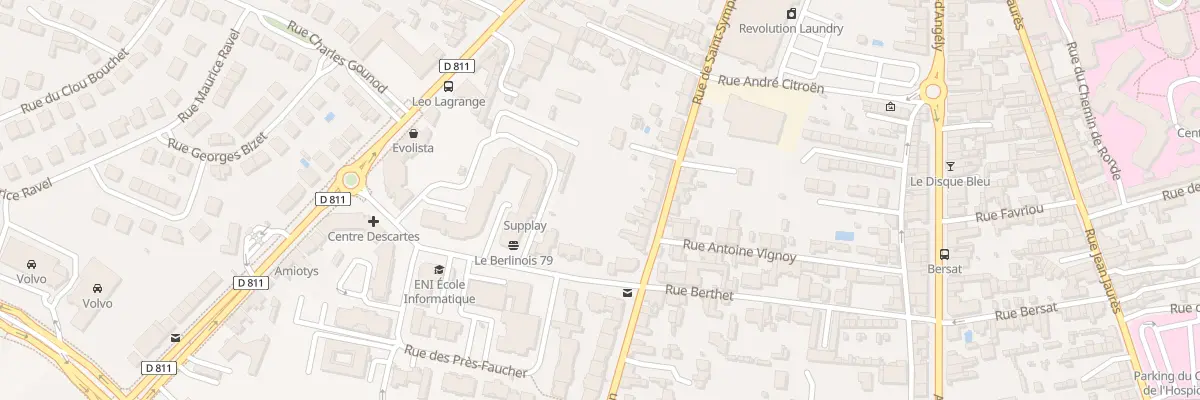 Plan du 96 Rue Saint-symphorien à Niort