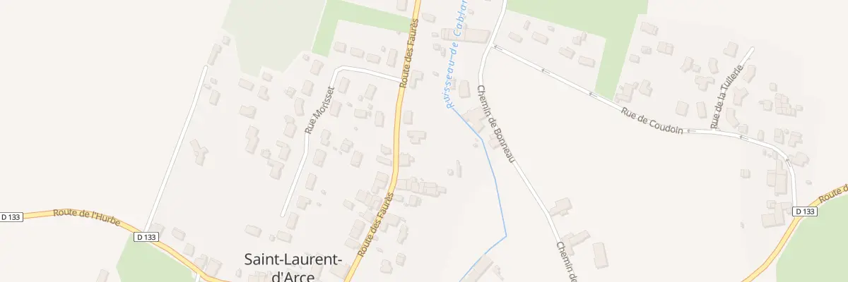 Plan du 19 Rte des Faures à Saint-Laurent-d’Arce