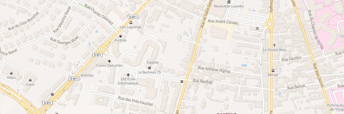 Plan du 98 Rue Saint-symphorien à Niort