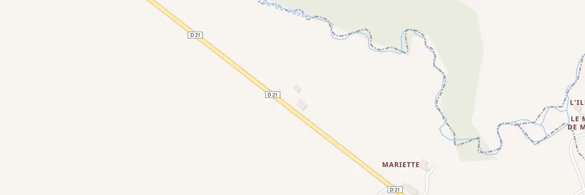 Plan du 1 Mariette au Buret