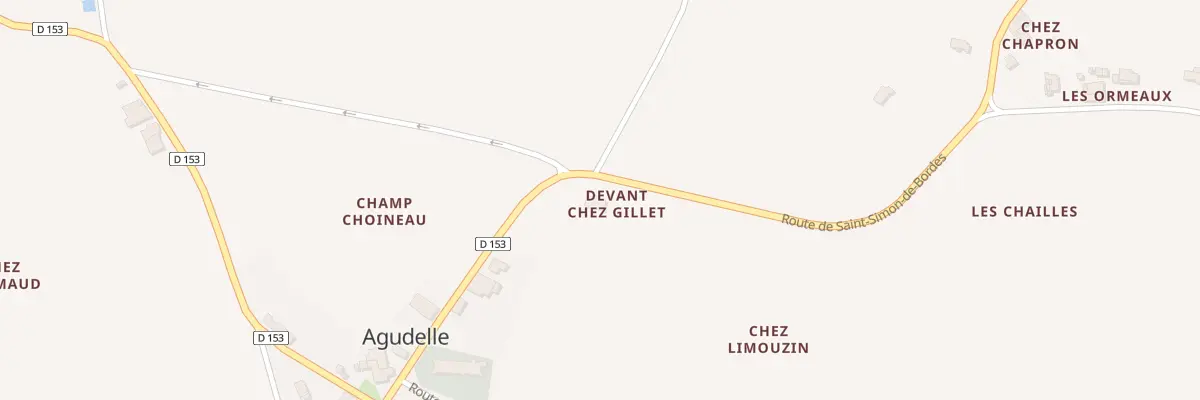 Plan du 5019A Chez Limouzin à Agudelle