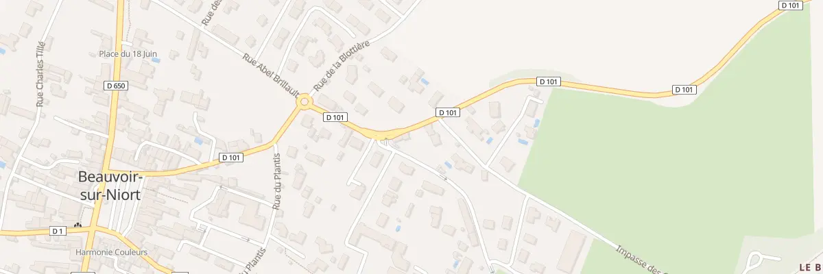 Plan du 30 Rte de Marigny à Beauvoir-sur-Niort