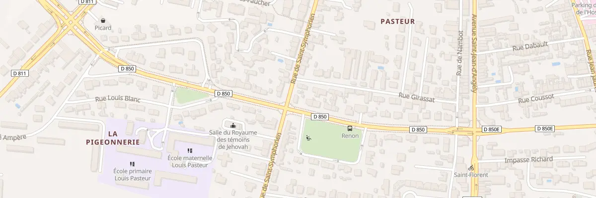 Plan du 91 Rue Saint-symphorien à Niort
