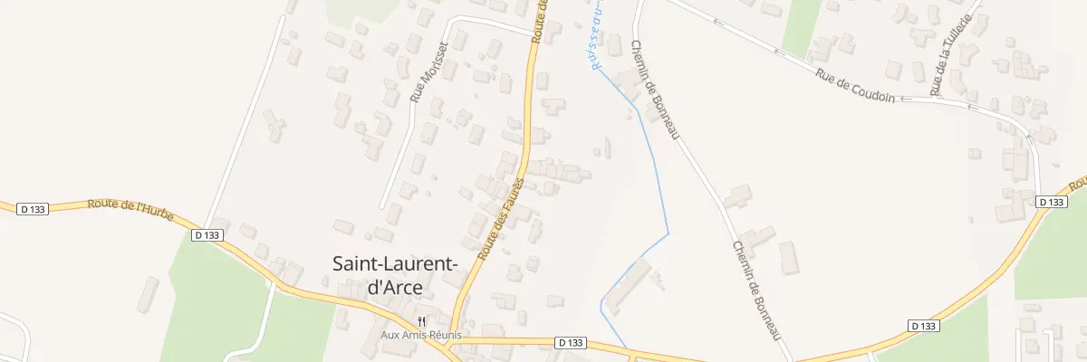 Plan du 9B Rte des Faures à Saint-Laurent-d’Arce