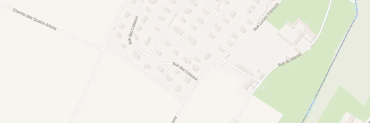Plan du 1 Rue des Coteaux à Rots