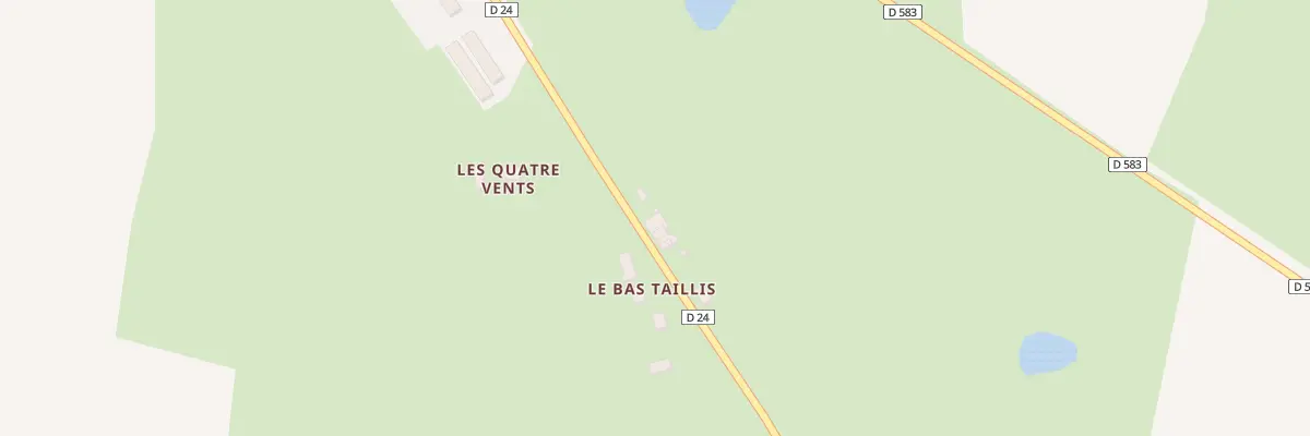 Plan du 1 Le Bas Taillis à Vaiges