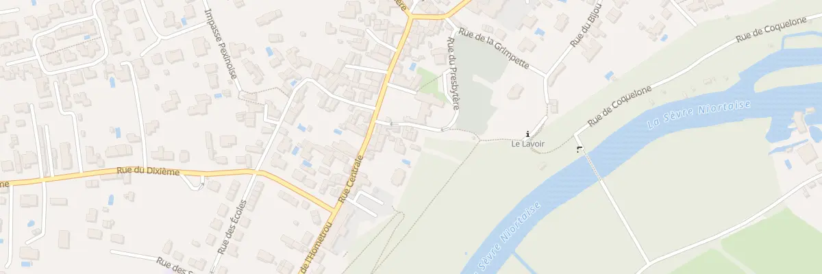 Plan du 10 Rue du Presbytère à Niort