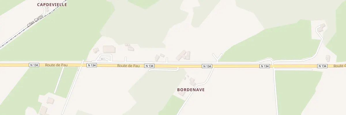 Plan du 16 Rte de Pau - Rn 134 à Buziet