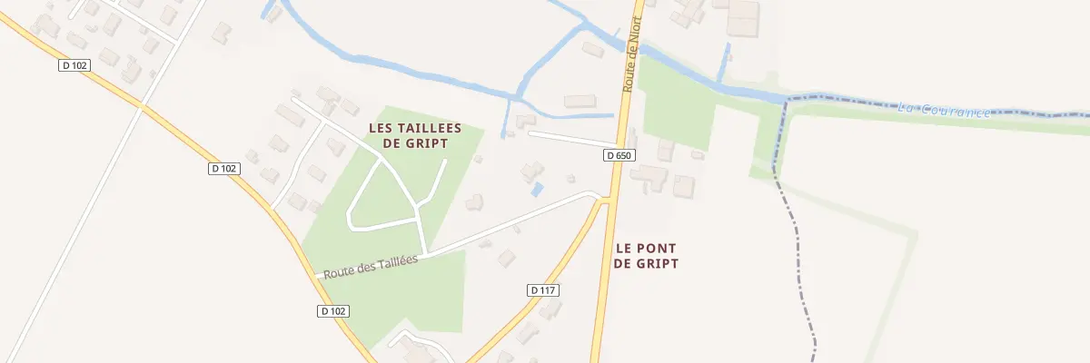 Plan du 4 Rte des Taillees à Granzay-Gript