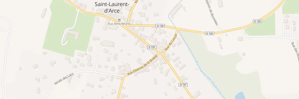 Plan du 11 Rue Pierre Georget à Saint-Laurent-d’Arce