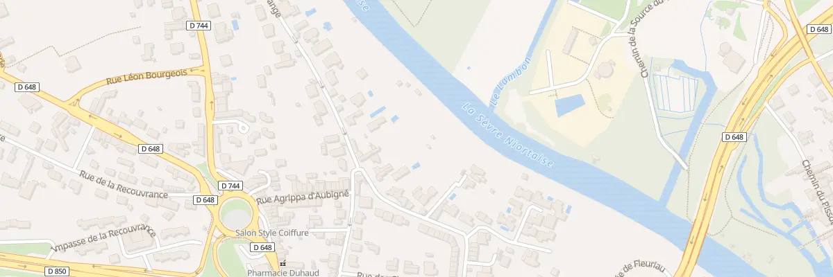 Plan du 158 Rue de la Corderie à Niort