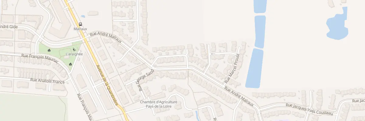 Plan du 10 Rue Maurice Druon à Trélazé