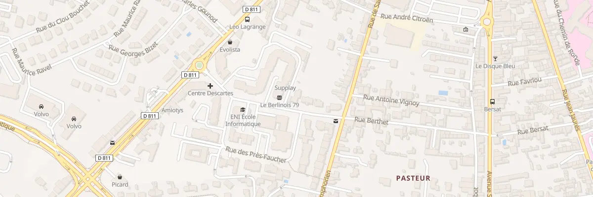 Plan du 12 Av Léo Lagrange à Niort