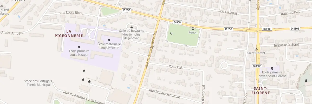 Plan du 113 Rue Saint-symphorien à Niort