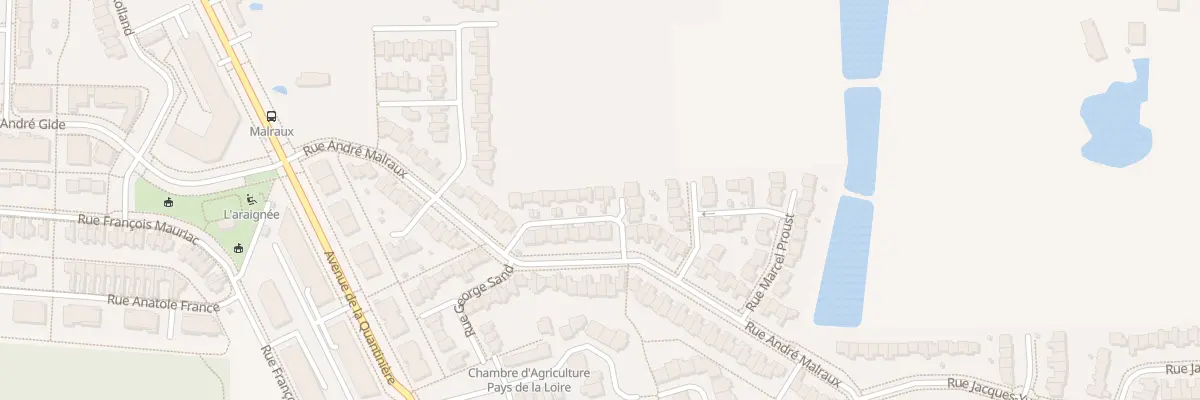Plan du 13 Rue Maurice Druon à Trélazé
