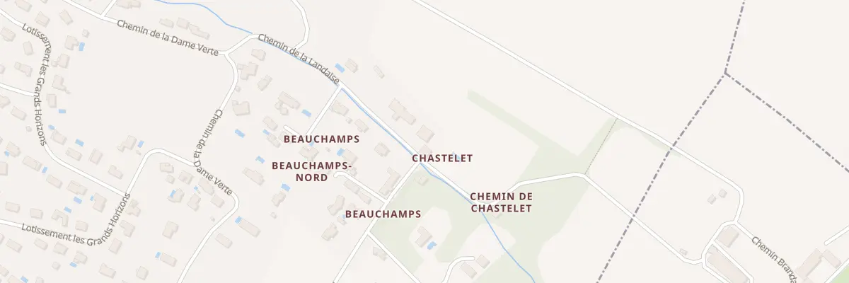 Plan du 335 Chastelet à Quinsac