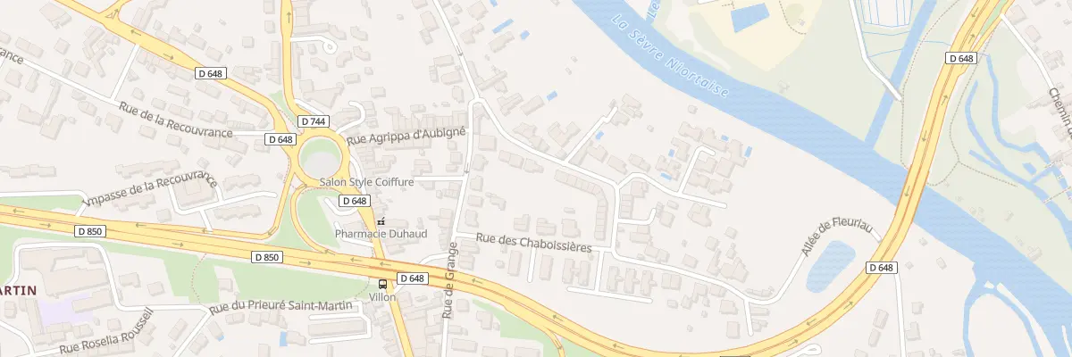 Plan du 149 Rue de la Corderie à Niort