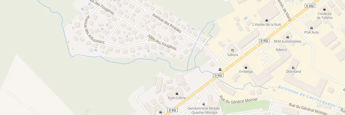 Plan du 7 Av des Arbousiers à Mont-de-Marsan