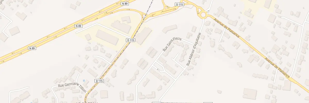 Plan du 8 Rue Saint Fiacre à Izon