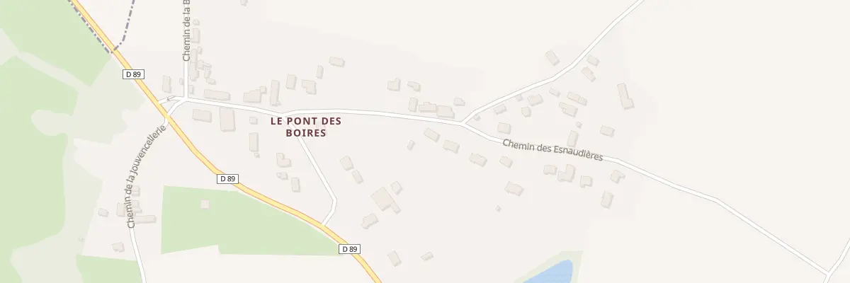 Plan du 4 Che des Esnaudières à Étriché