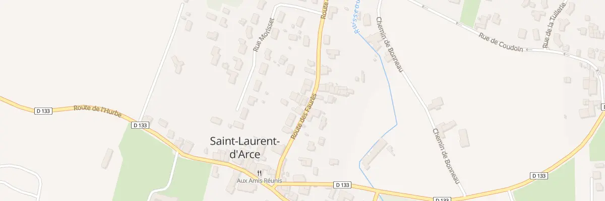 Plan du 12 Rte des Faures à Saint-Laurent-d’Arce