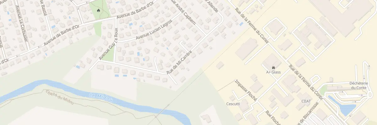 Plan du 6 Av de Mi Carrère à Mont-de-Marsan