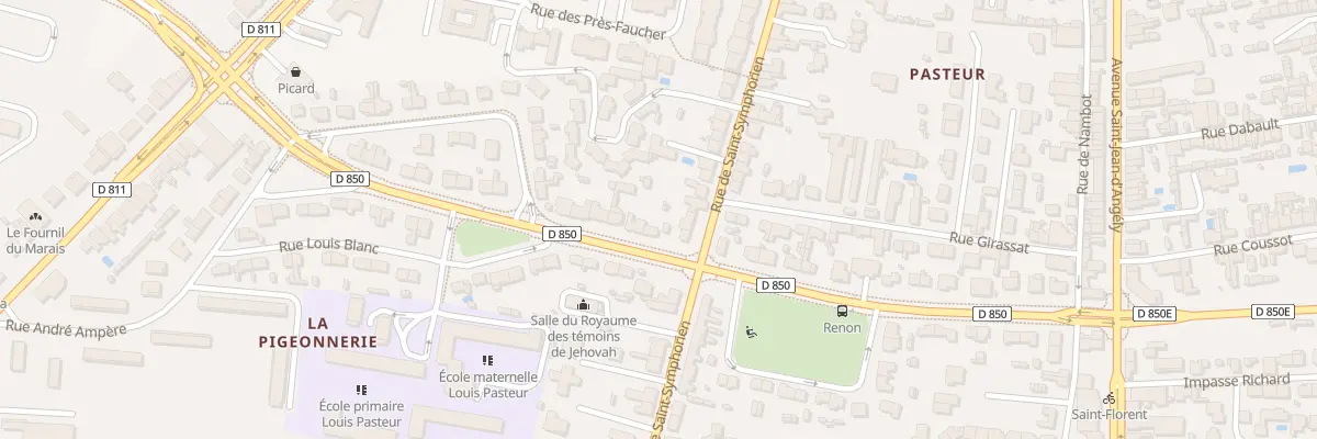 Plan du 34 Av Louis Pasteur à Niort