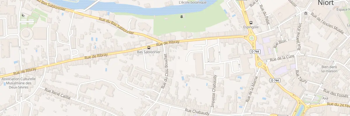 Plan du 29 Rue de Ribray à Niort