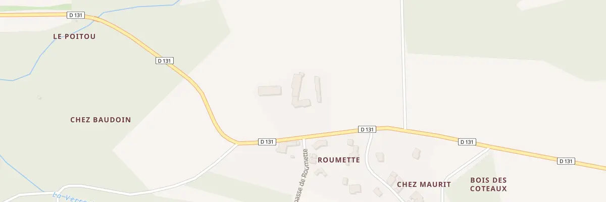 Plan du 1 Roumette à Saint-Bris-des-Bois