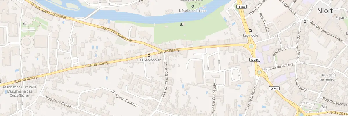 Plan du 31 Rue de Ribray à Niort