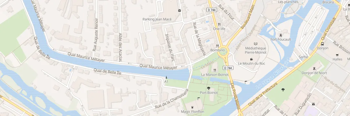 Plan du 8 Imp du Parc à Niort