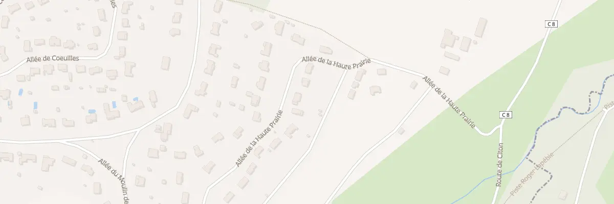 Plan du 5 All de la Haute Prairie à Carignan-de-Bordeaux