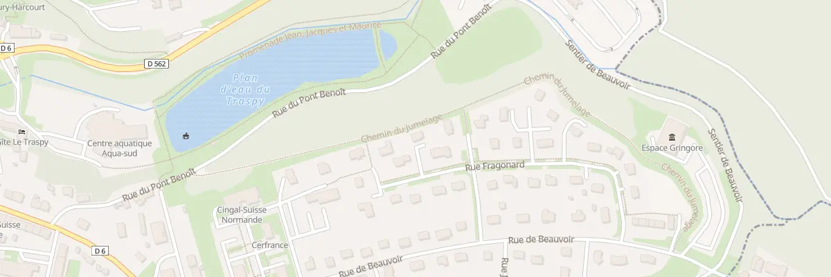 Plan du 32 Rue Jean Honore Fragonard à Thury-Harcourt-le-Hom