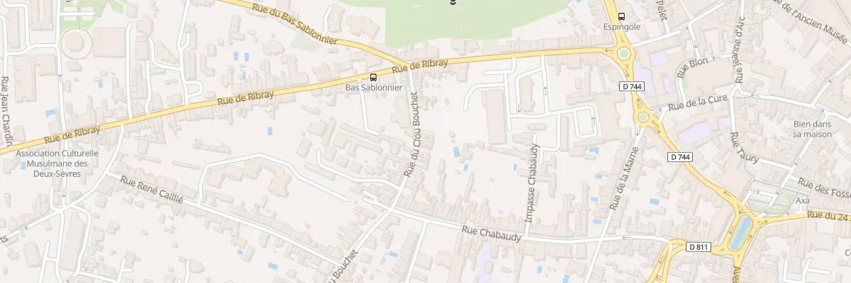 Plan du 27 Rue du Clou Bouchet à Niort