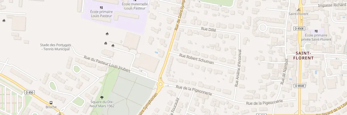 Plan du 125 Rue Saint-symphorien à Niort