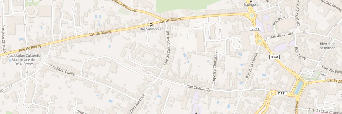 Plan du 33 Rue du Clou Bouchet à Niort
