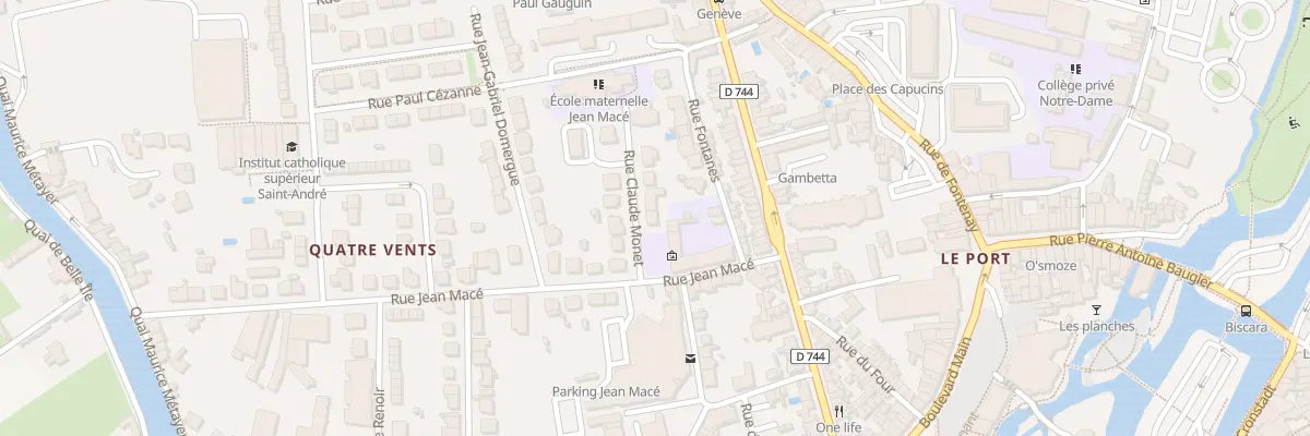 Plan du 4 Rue Claude Monet à Niort