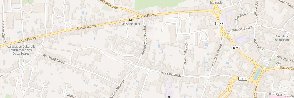 Plan du 35 Rue du Clou Bouchet à Niort