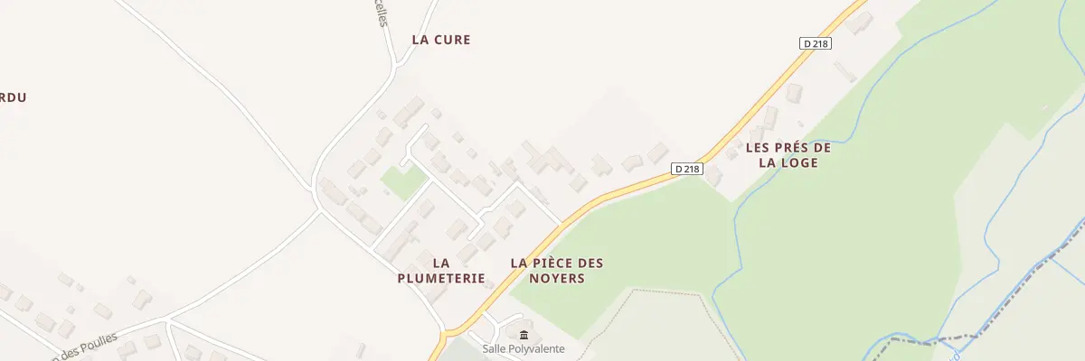 Plan du 2 Imp de la Cure à Vinax