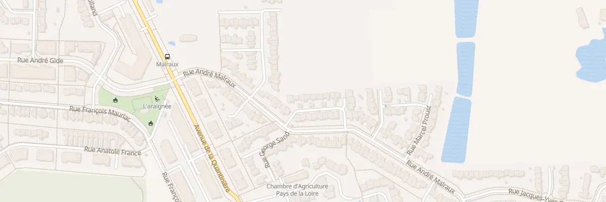 Plan du 23 Rue Maurice Druon à Trélazé