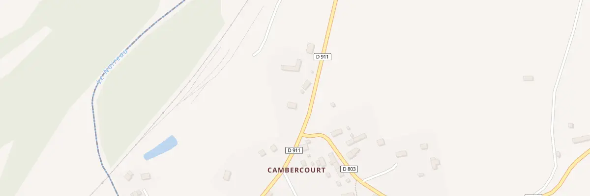 Plan du 5 Rte de la Vallée - Cambercourt à Berjou