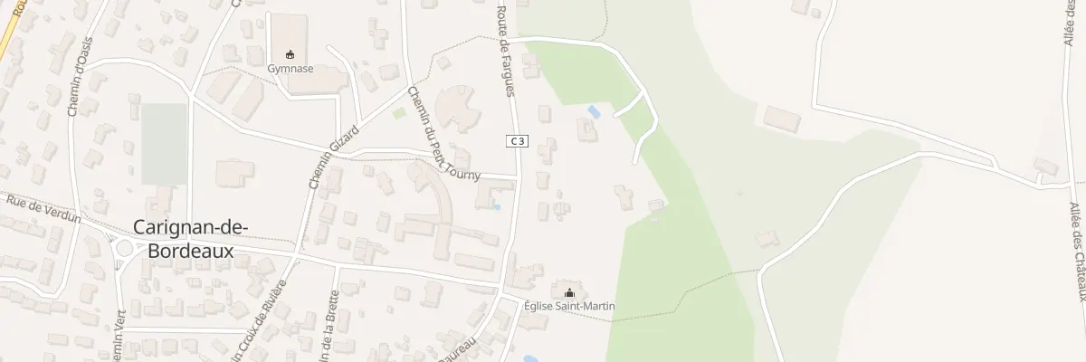 Plan du 10 Rte de Fargues à Carignan-de-Bordeaux