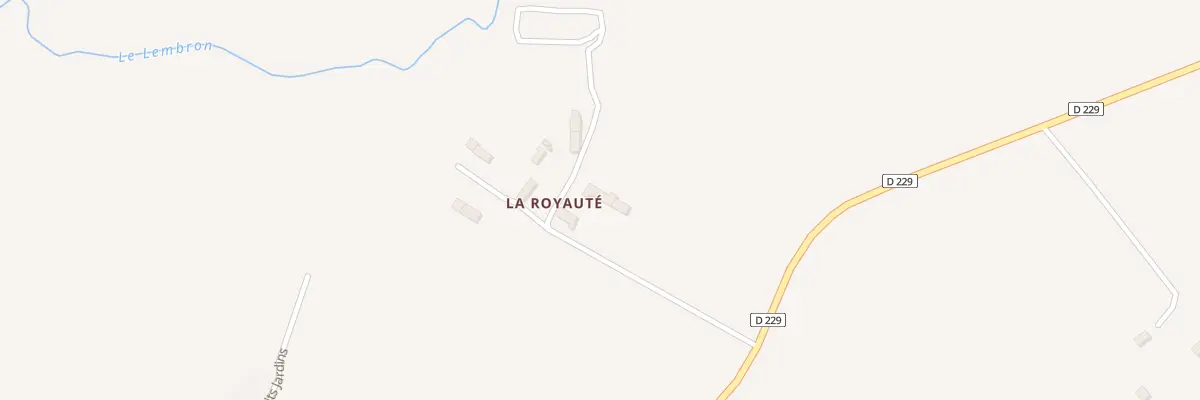 Plan du 116 La Royaute à Athis-Val de Rouvre