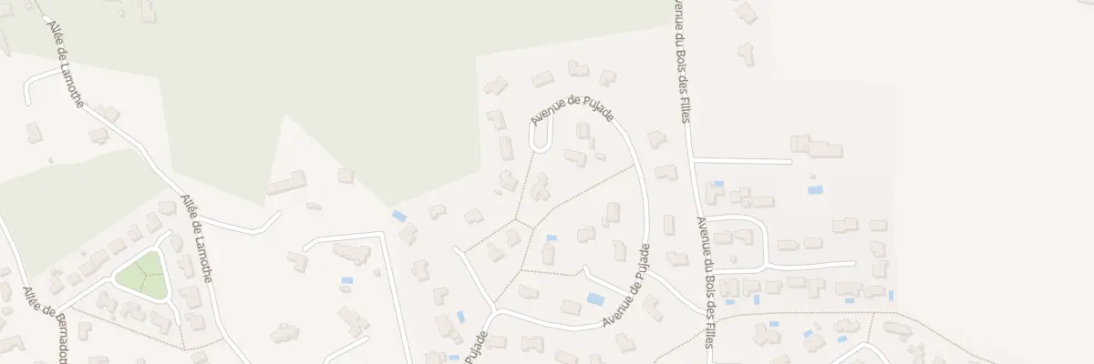 Plan du 11 Av de Pujade à Cénac