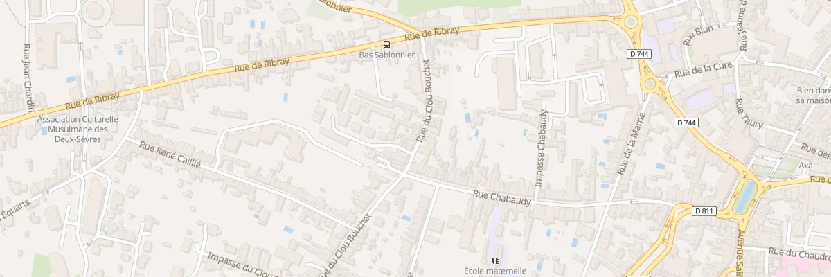 Plan du 26 Rue du Clou Bouchet à Niort