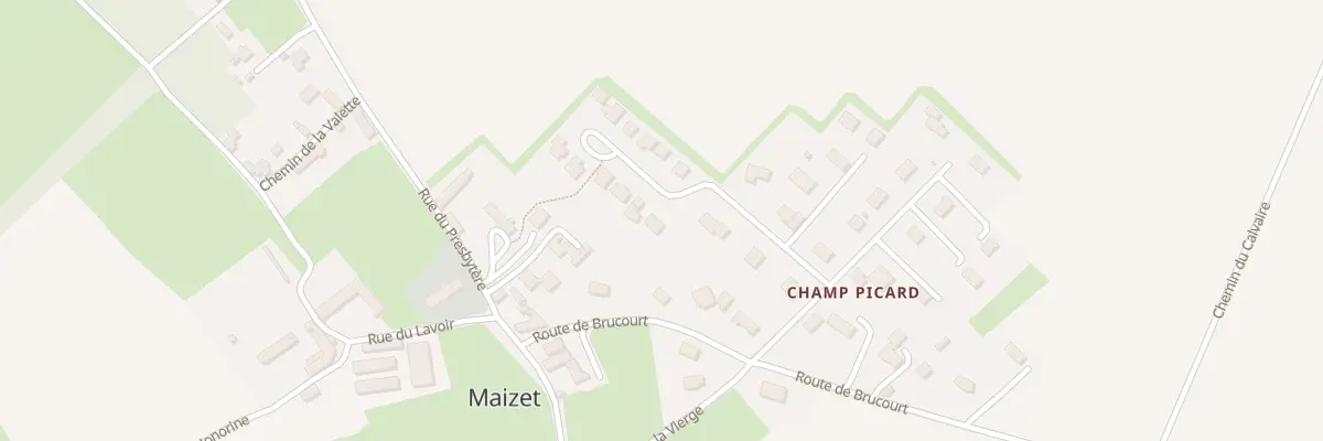 Plan du 5 Imp du Champ Picard à Maizet