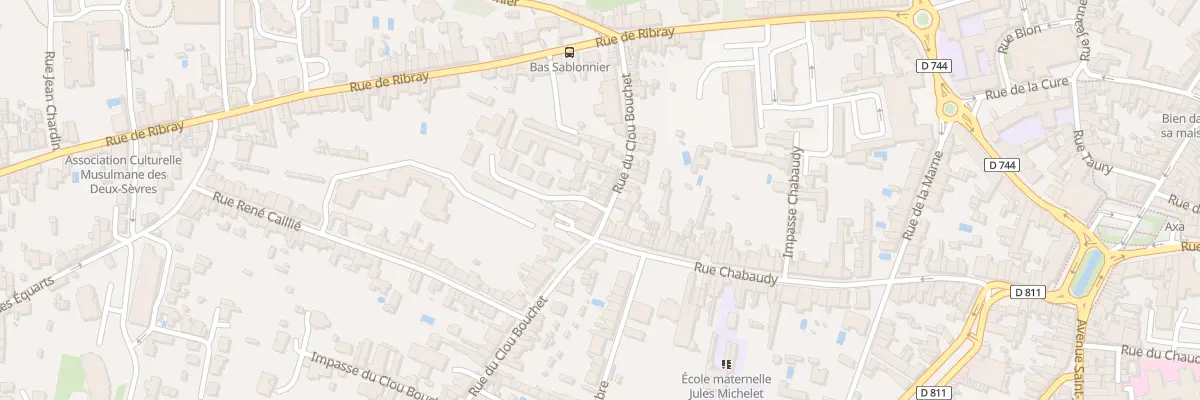 Plan du 32 Rue du Clou Bouchet à Niort