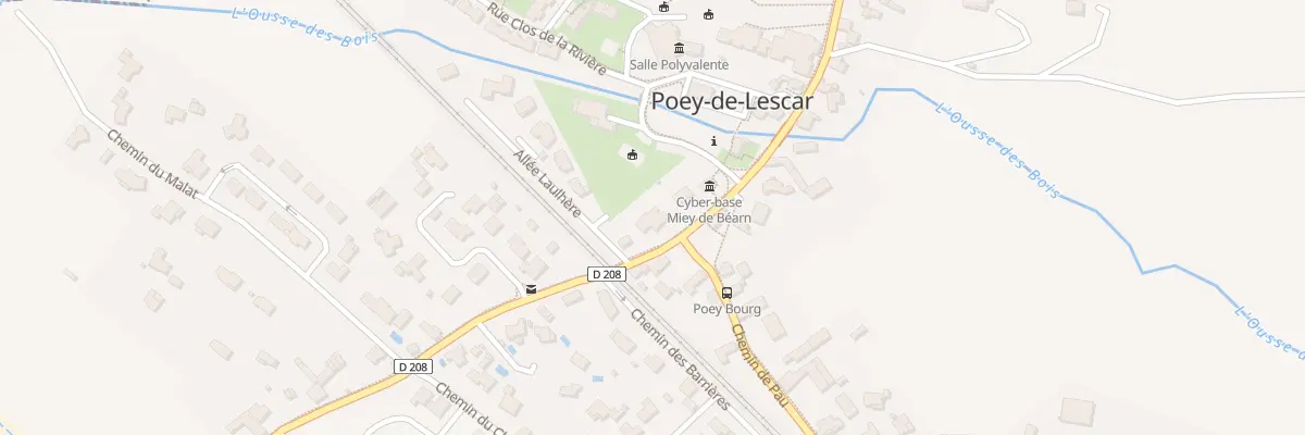 Plan du 37 Rue Principale à Poey-de-Lescar