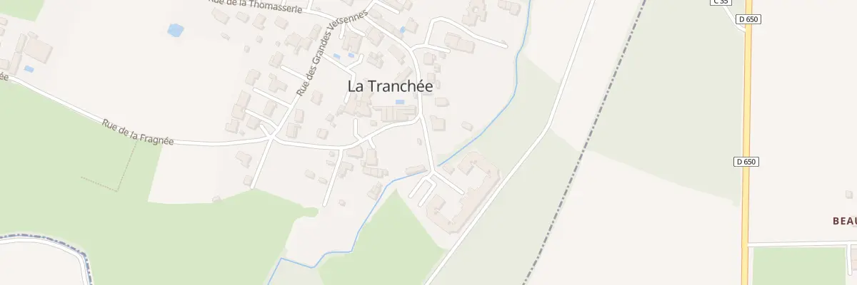 Plan du 35 Grande Rue de la Tranchee à Niort