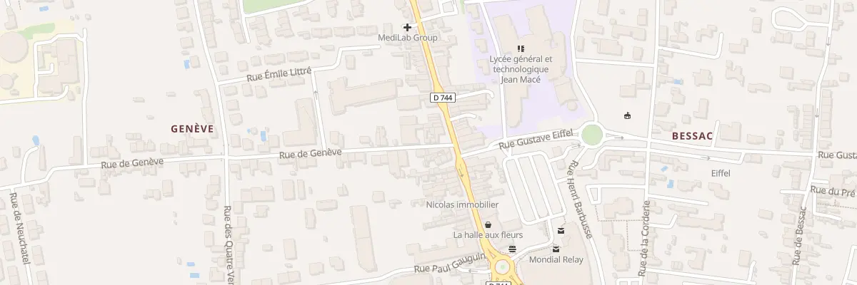 Plan du 2B Rue de Genève à Niort